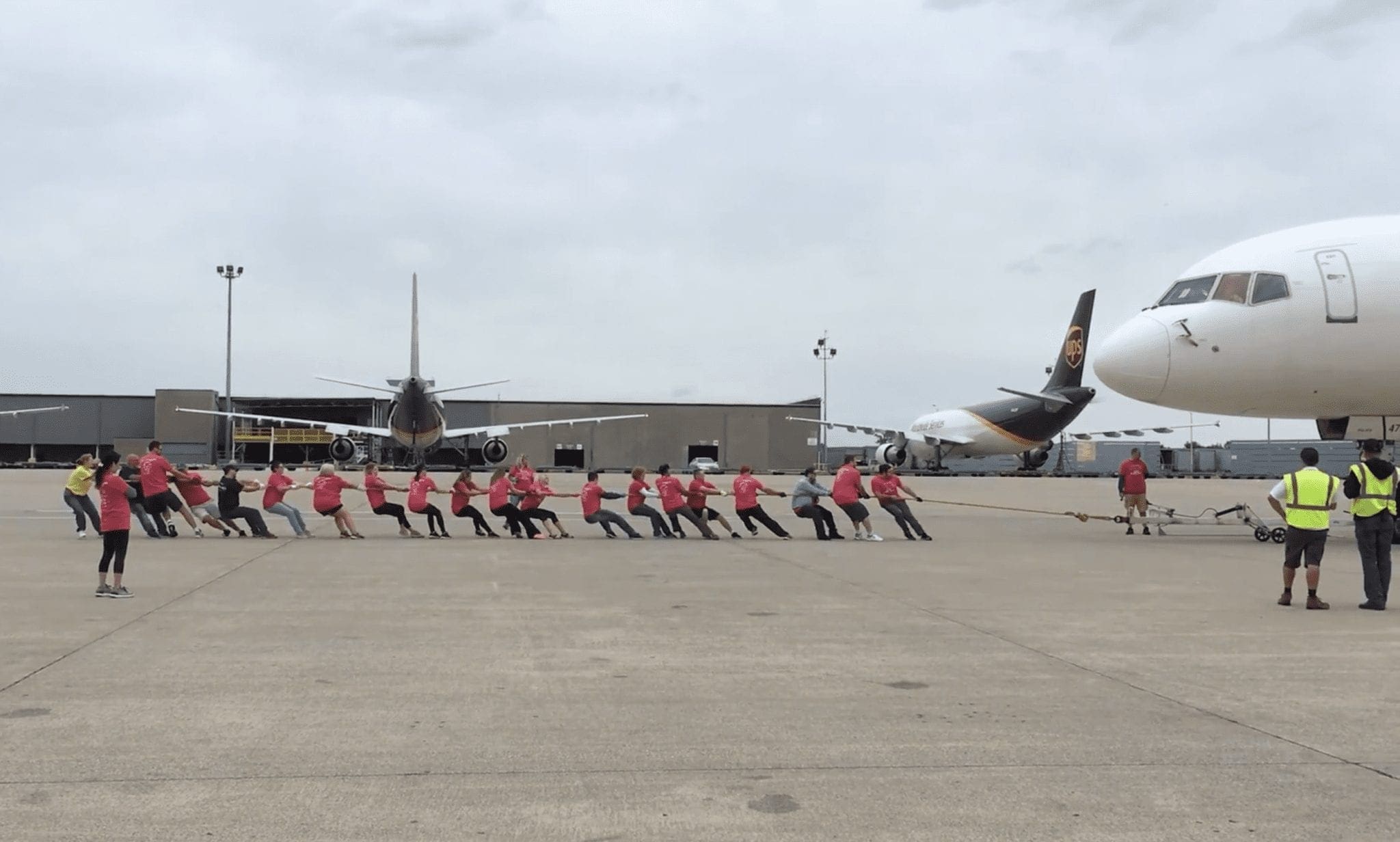 Slingshot Competes in Plane Pull, Raises Money for SOKY