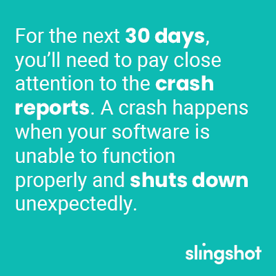 30 days crash reports