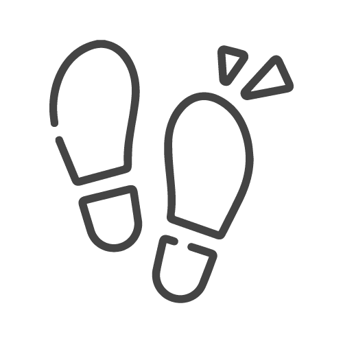 Foot step icon