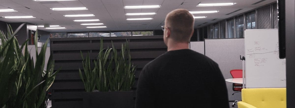 Chris back in the office - Return to work