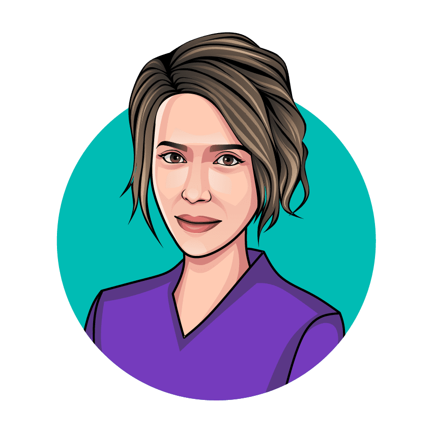 Rachel Foster Cartoon Headshot