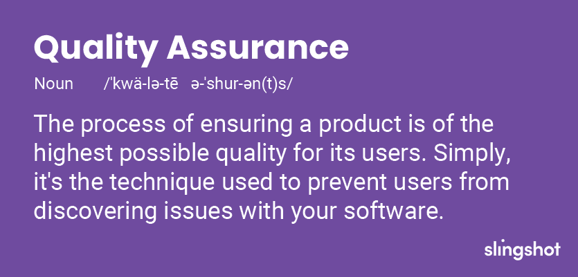 Quality Assurance definition