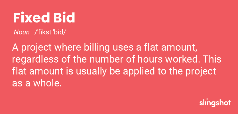 fixed bid definition