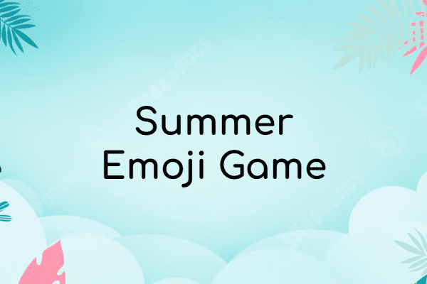 Summer Emoji Game Slide