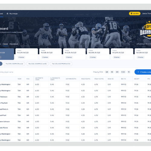 DFS Dashboard