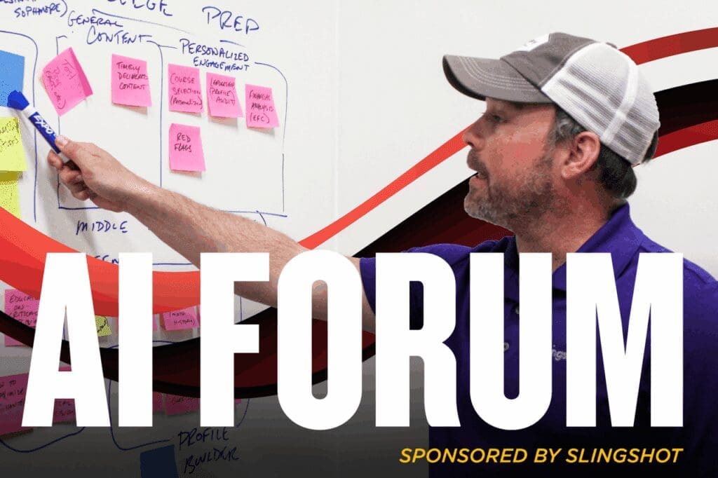 AI Forum at Uofl - Steve pointing to post its