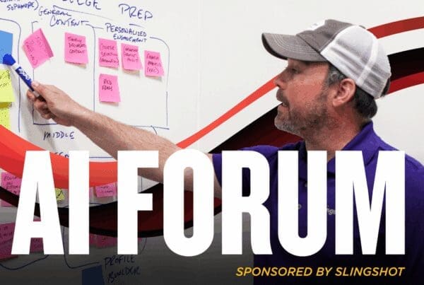 AI Forum at Uofl - Steve pointing to post its
