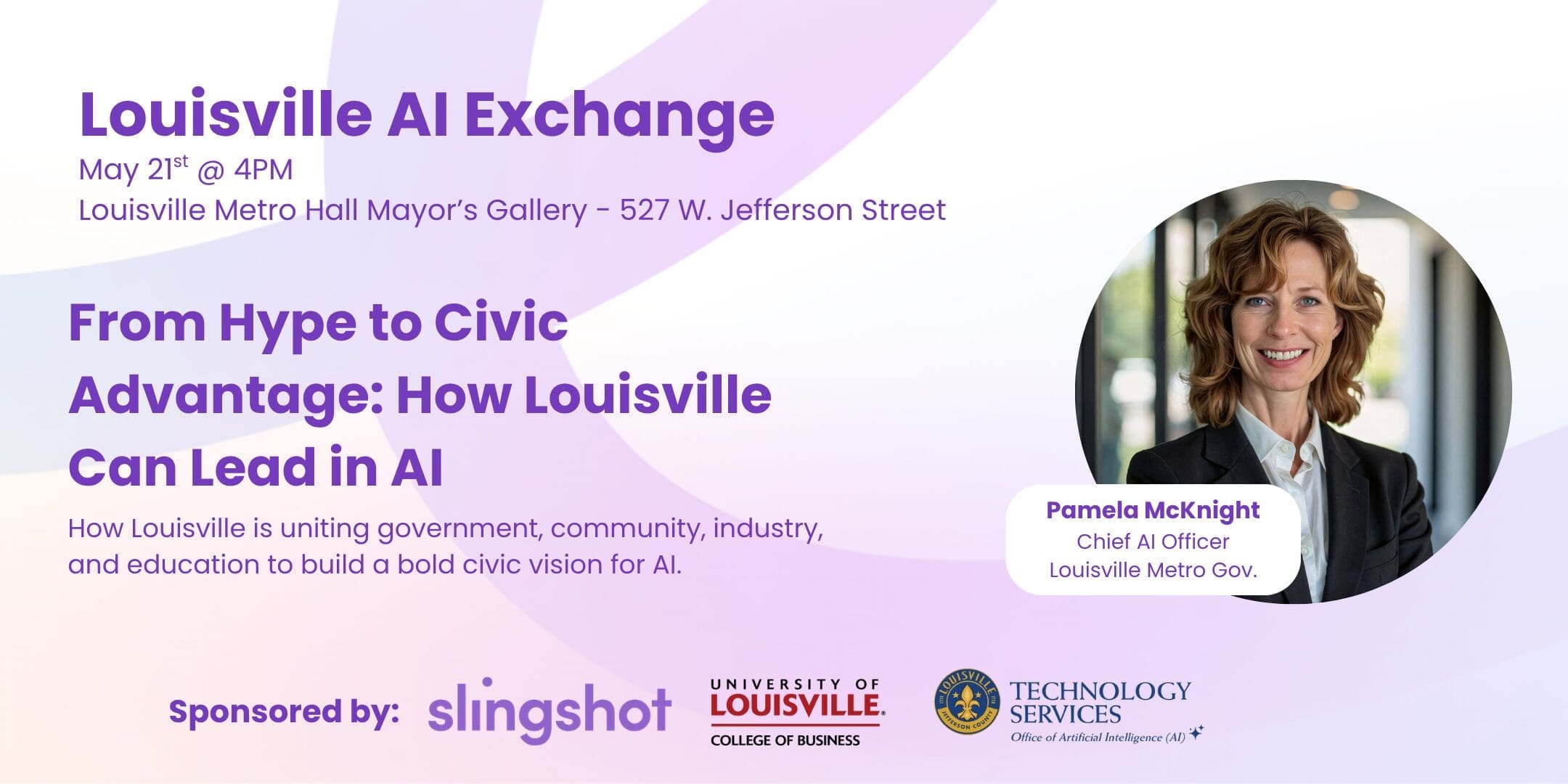 Louisville AI Exchange promotional artwork